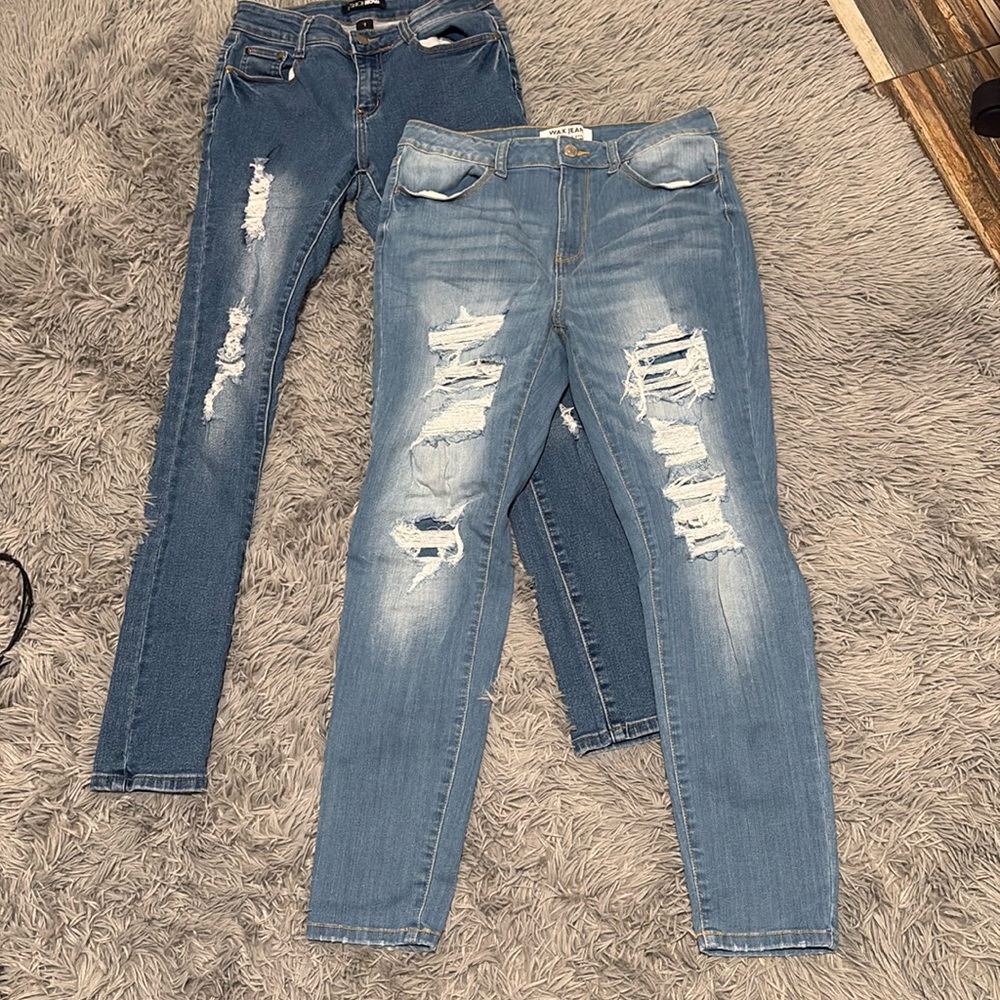 fashion nova and wax jeans